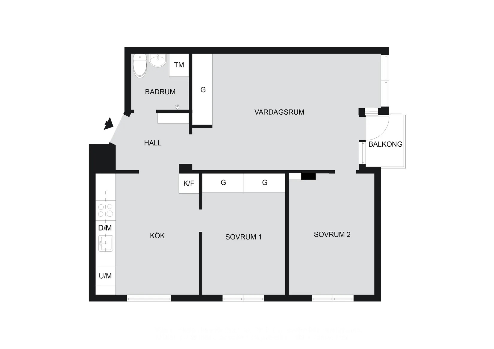 Bostadsrätt, Midgårdsvägen 6, Täby Kyrkby, Täby