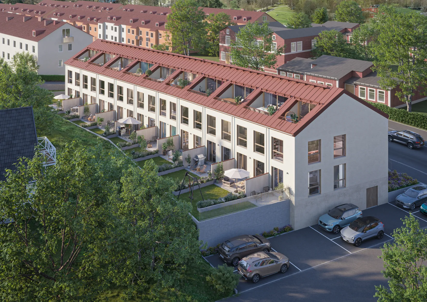 Radhus, Gamla Huddingevägen 428 - 430 Radhus 8, Örby - Älvsjö, Stockholm