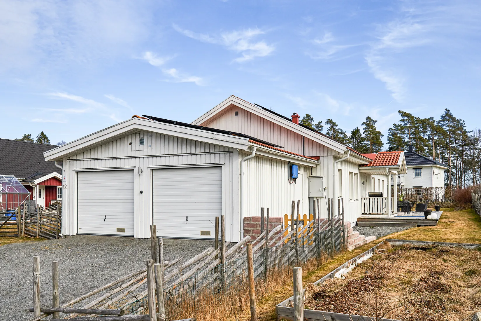 Villa, Bäckängsvägen 12, Sätila, Mark