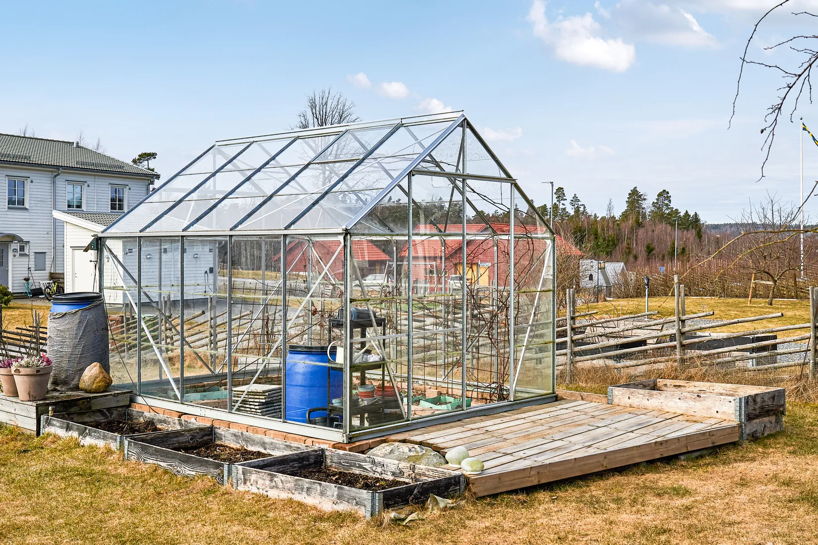 Villa, Bäckängsvägen 12, Sätila, Mark