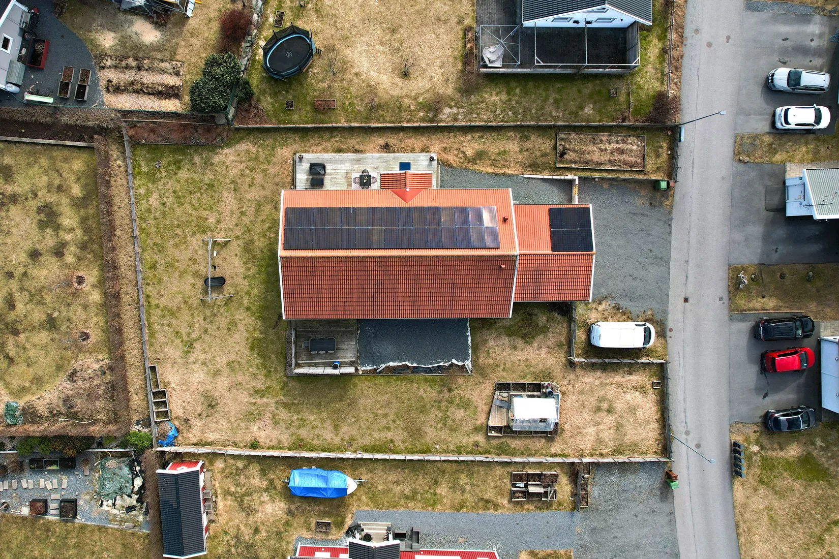 Villa, Bäckängsvägen 12, Sätila, Mark