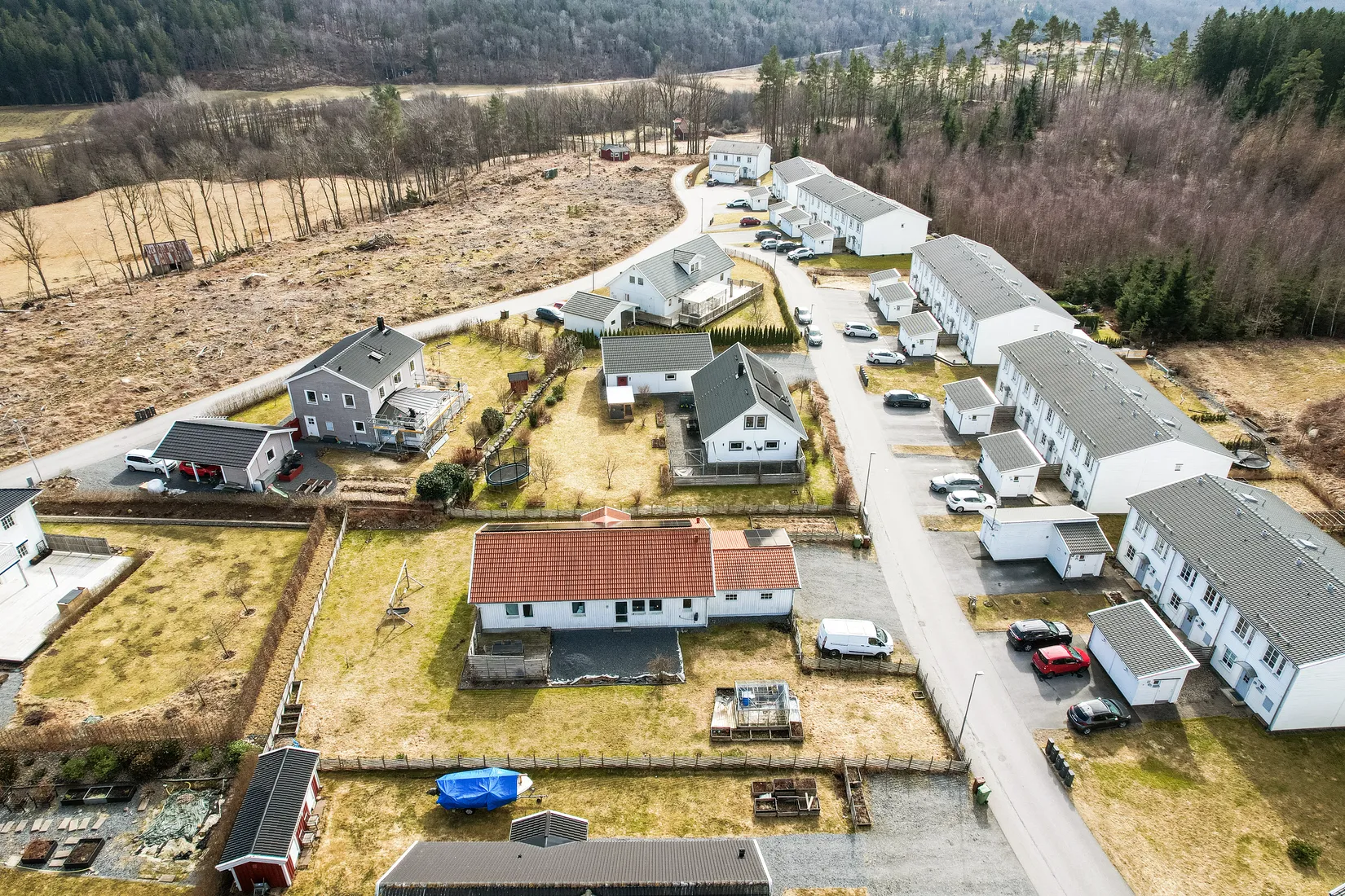 Villa, Bäckängsvägen 12, Sätila, Mark