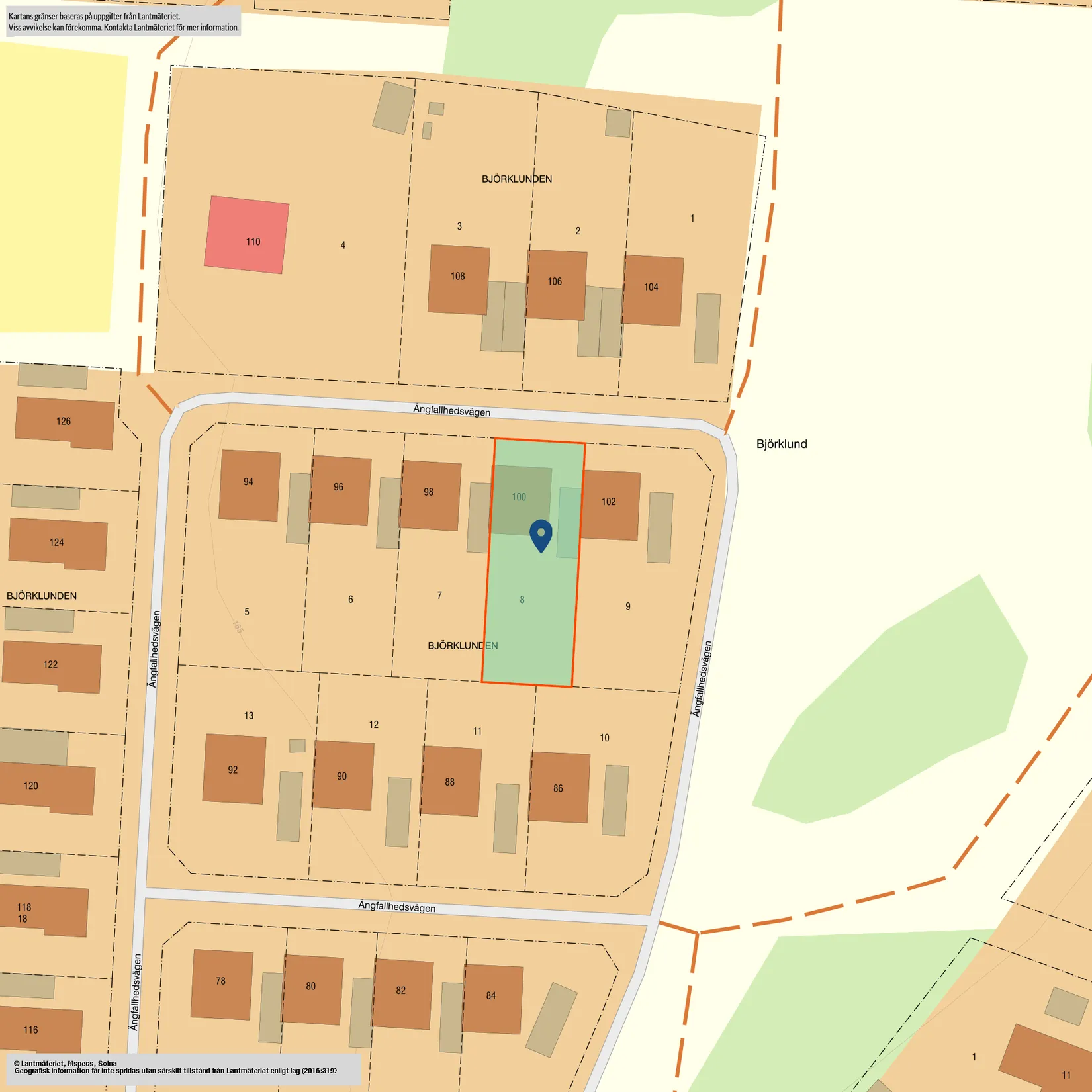 Villa, Ängfallhedsvägen 100, Hagfors