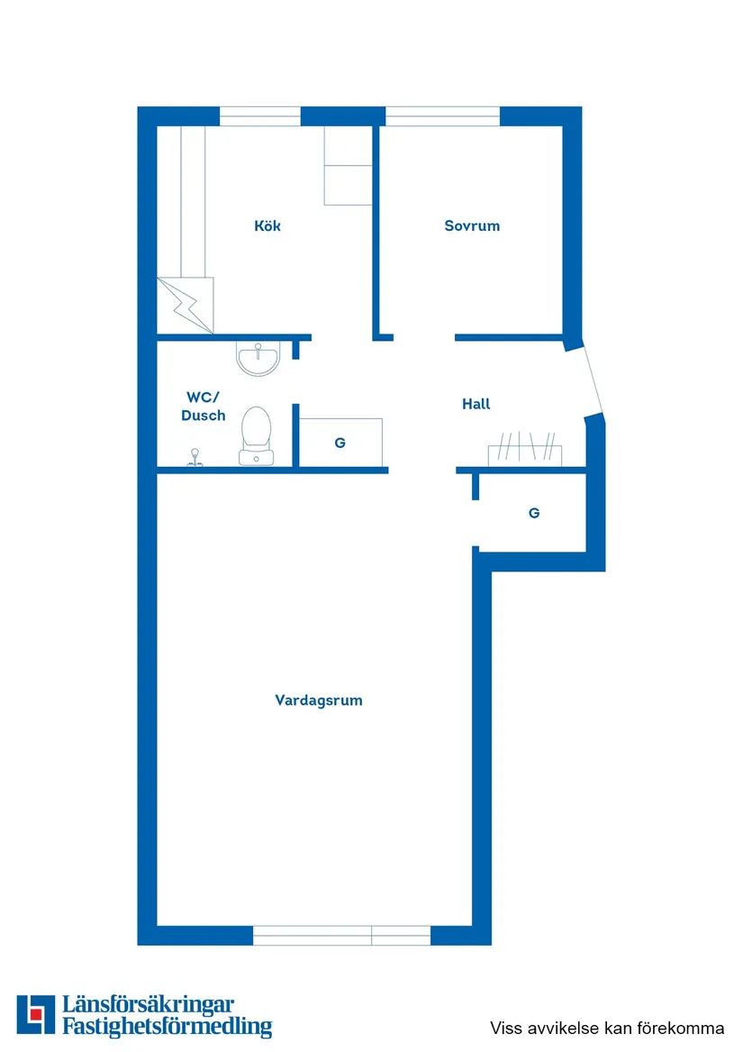 Bostadsrätt, Sveavägen 7C, Sveaplan, Eskilstuna