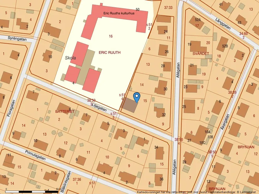 Tomt, Liljegatan, Höganäs