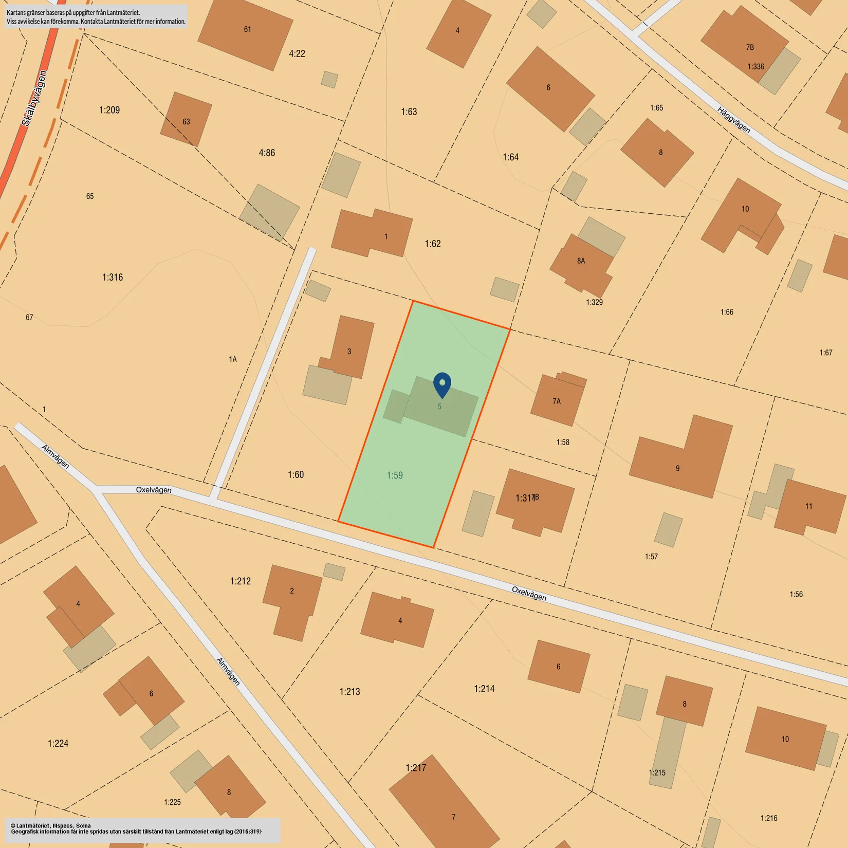 Villa, Oxelvägen 5, Barkarby, Järfälla