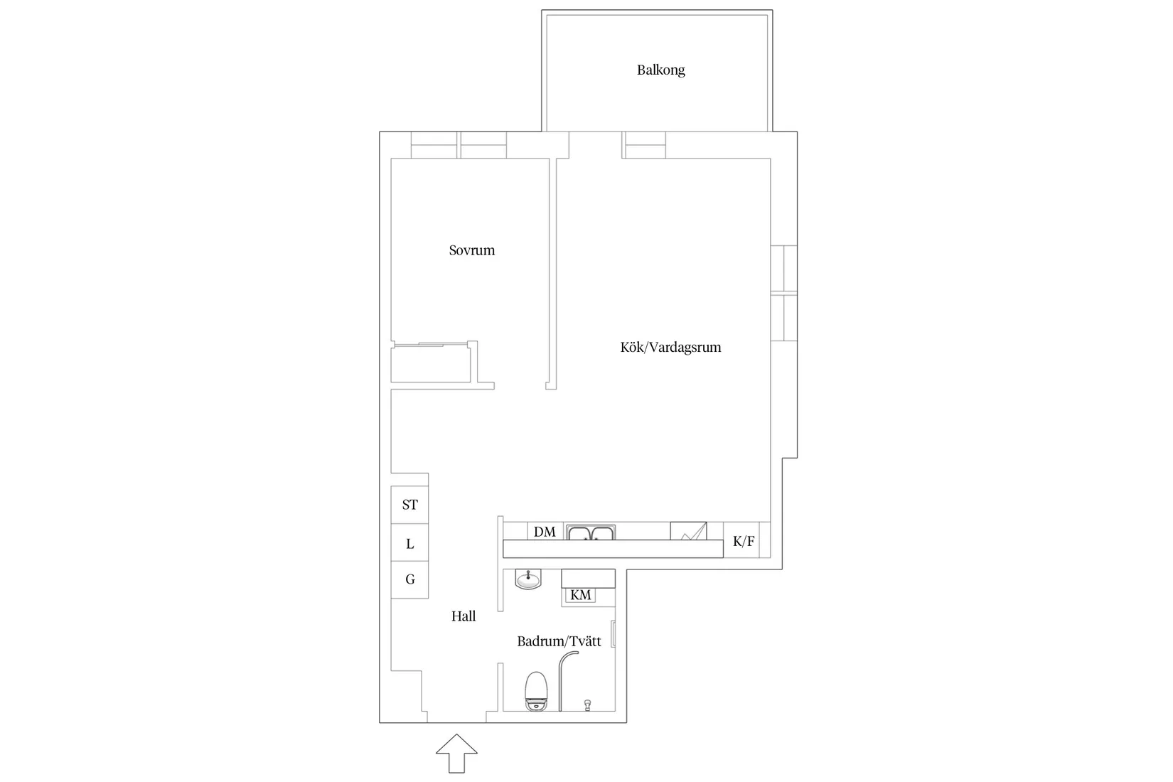 Bostadsrätt, Lilla Varvsgatan 35B, Västra Hamnen/Dockan, Malmö