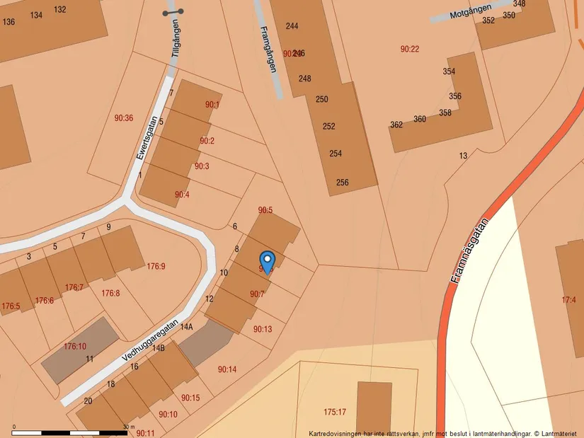 Villa, Radhus, Vedhuggaregatan 8, Johanneberg, Göteborg