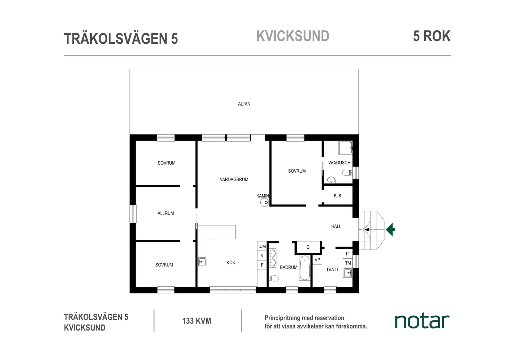 Villa, Träkolsvägen 5, Kvicksund, Västerås