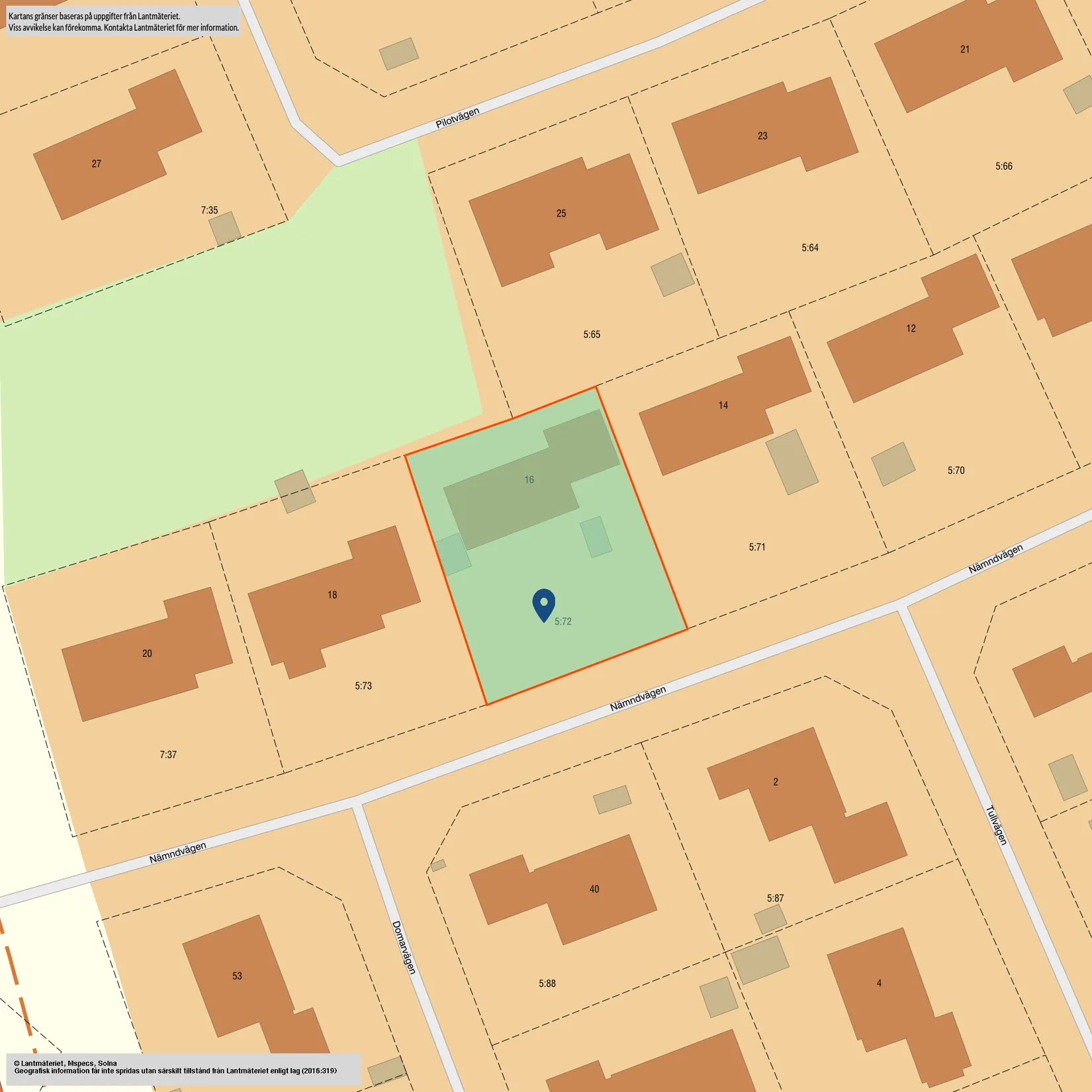 Villa, Nämndvägen 16, Södra Svartbyn, Boden