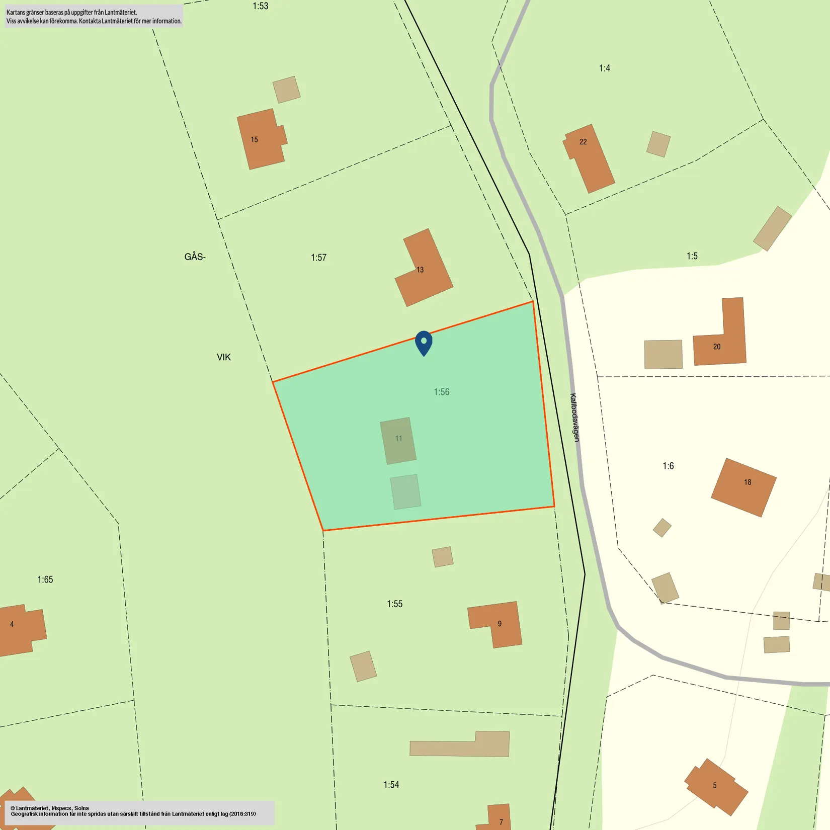 Fritidshus, Kallbodavägen 11, Gåsvik Väddö, Norrtälje