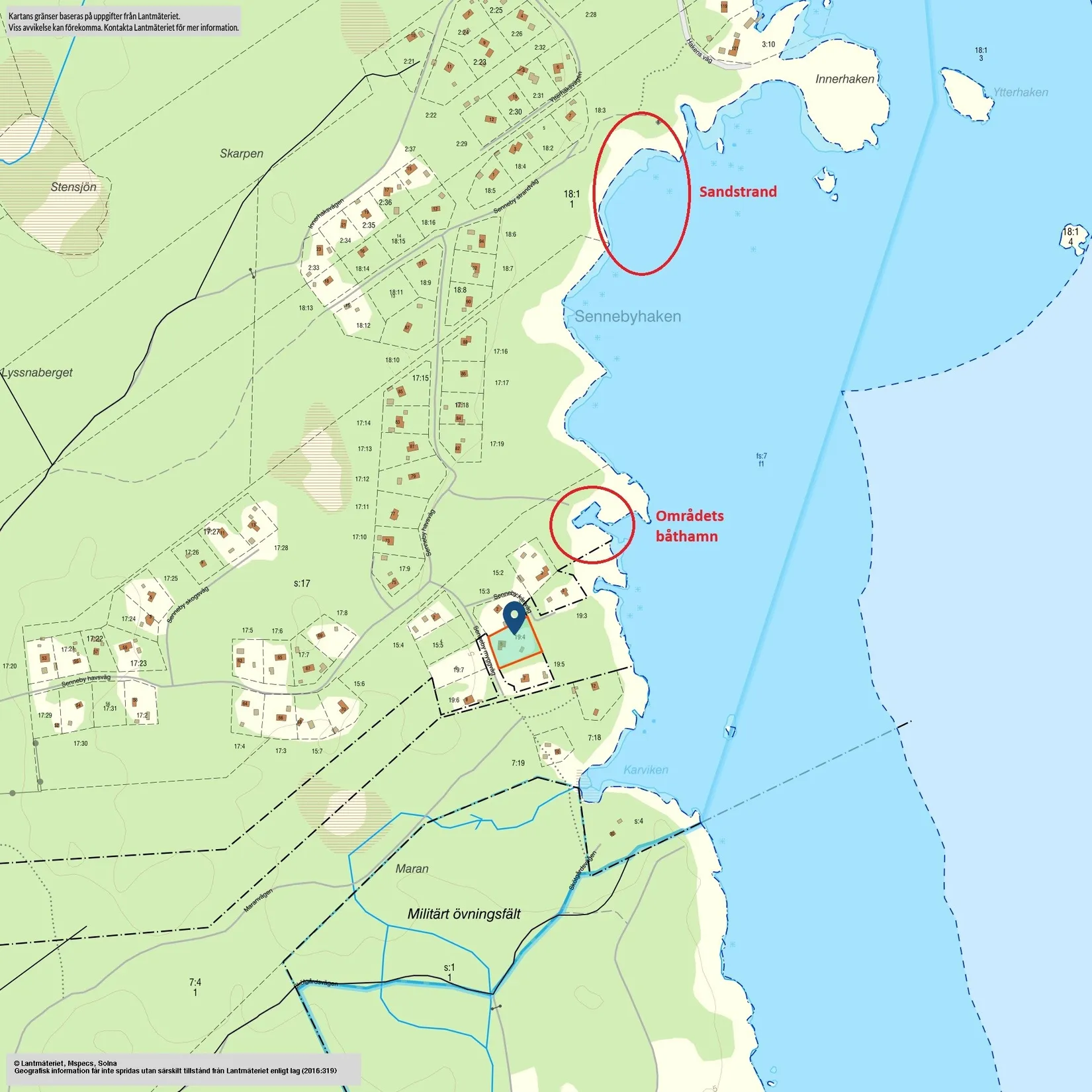 Fritidshus, Senneby myggväg 5, Senneby haken Väddö, Norrtälje
