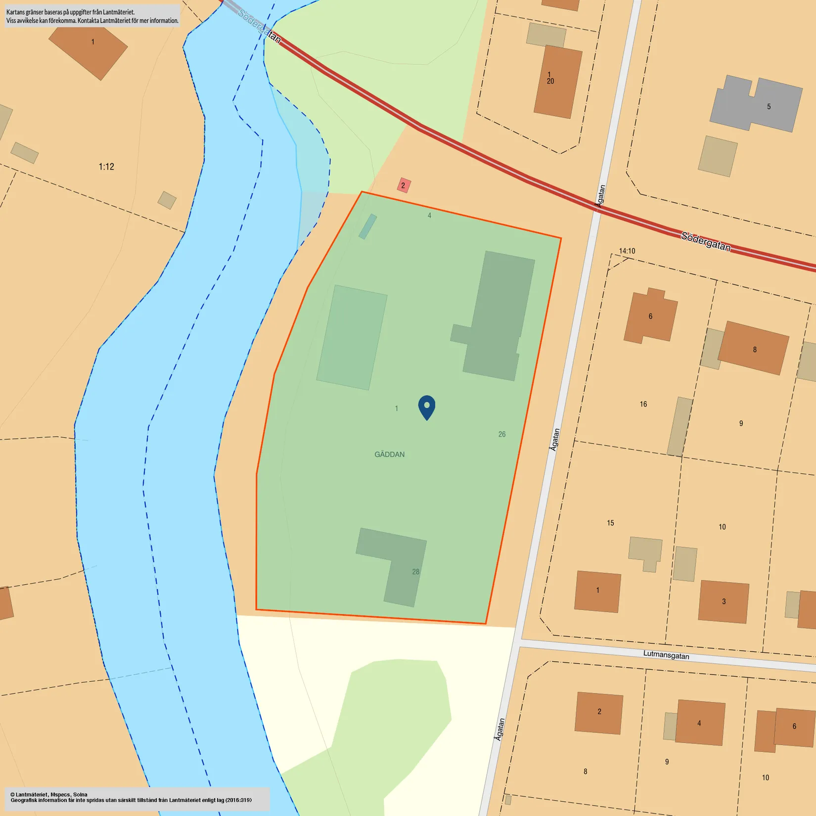 Villa, Ågatan 28, Grästorp