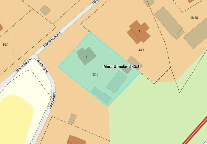 Villa, Hånåknivägen 9, Hånåkni, Mora