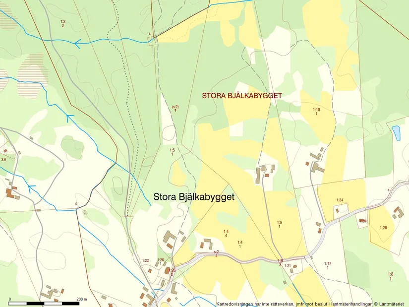 Gård/Skog, Stora Bjälkabygget 1348, Örkelljunga
