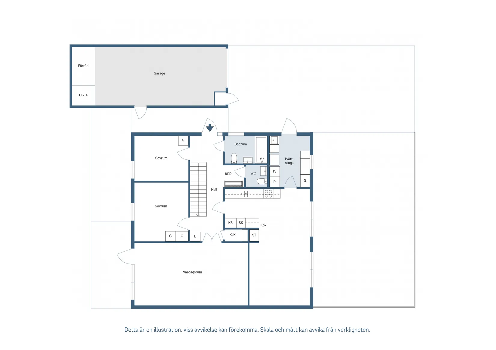 Villa, Stenbocksvägen 8, Tierp