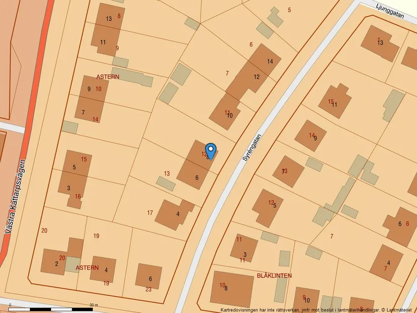 Villa, Radhus, Syréngatan 8, Västra Kattarp, Malmö