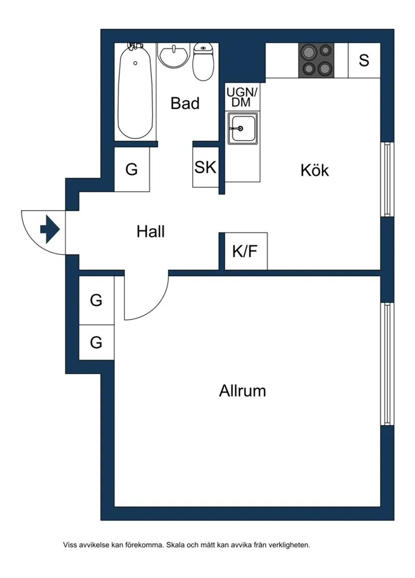 Bostadsrätt, Sätunavägen 22 B, Märsta - Centralt, Sigtuna