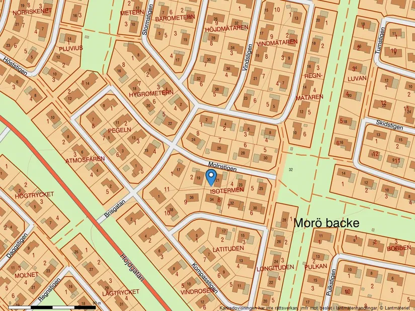 Villa, Molnstigen 21, Morö Backe, Skellefteå