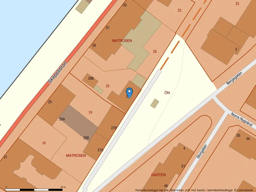 Villa, Köpmangatan 29, Härnösand