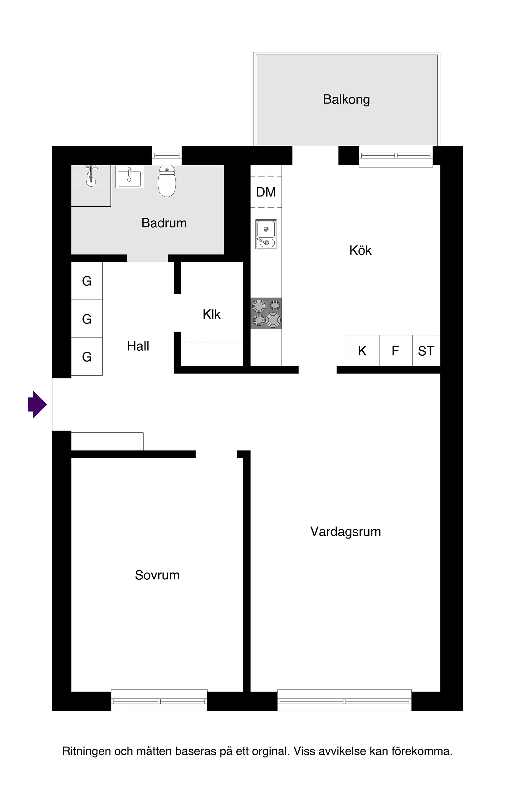 Bostadsrätt, Malma backe 5B, Valsätra- Malma Backe, Uppsala
