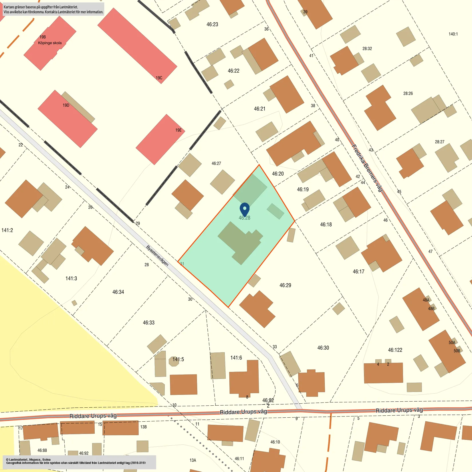 Villa, Byastensvägen 31, Kristianstad