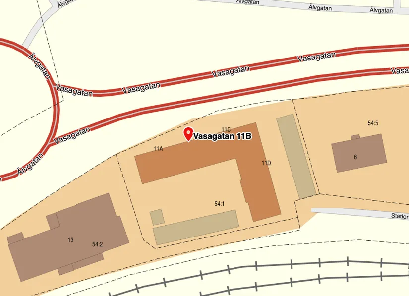 Bostadsrätt, Vasagatan 11B, Centralt, Mora