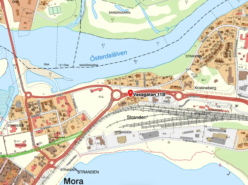 Bostadsrätt, Vasagatan 11B, Centralt, Mora