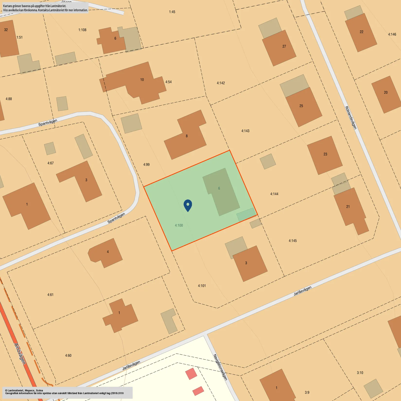 Villa, Spantvägen 6, Alnö, Sundsvall