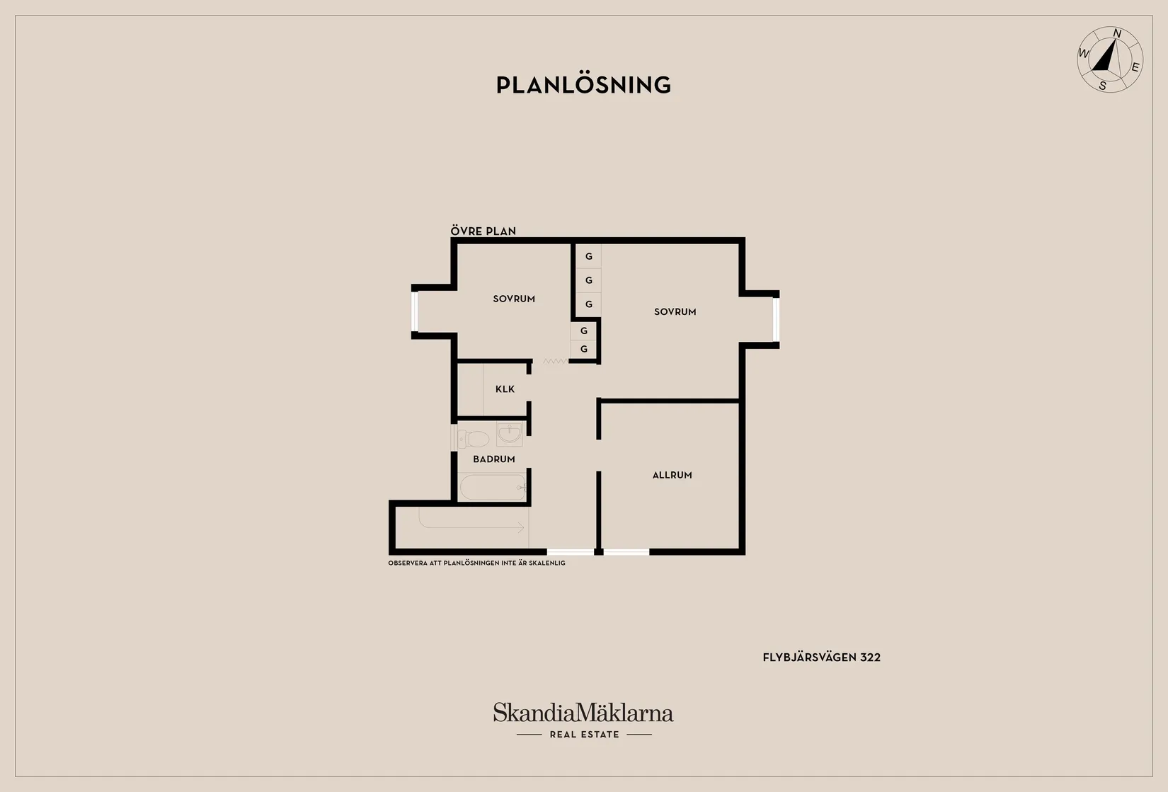 Bostadsrätt, Flybjärsvägen 322, Påarp, Helsingborg
