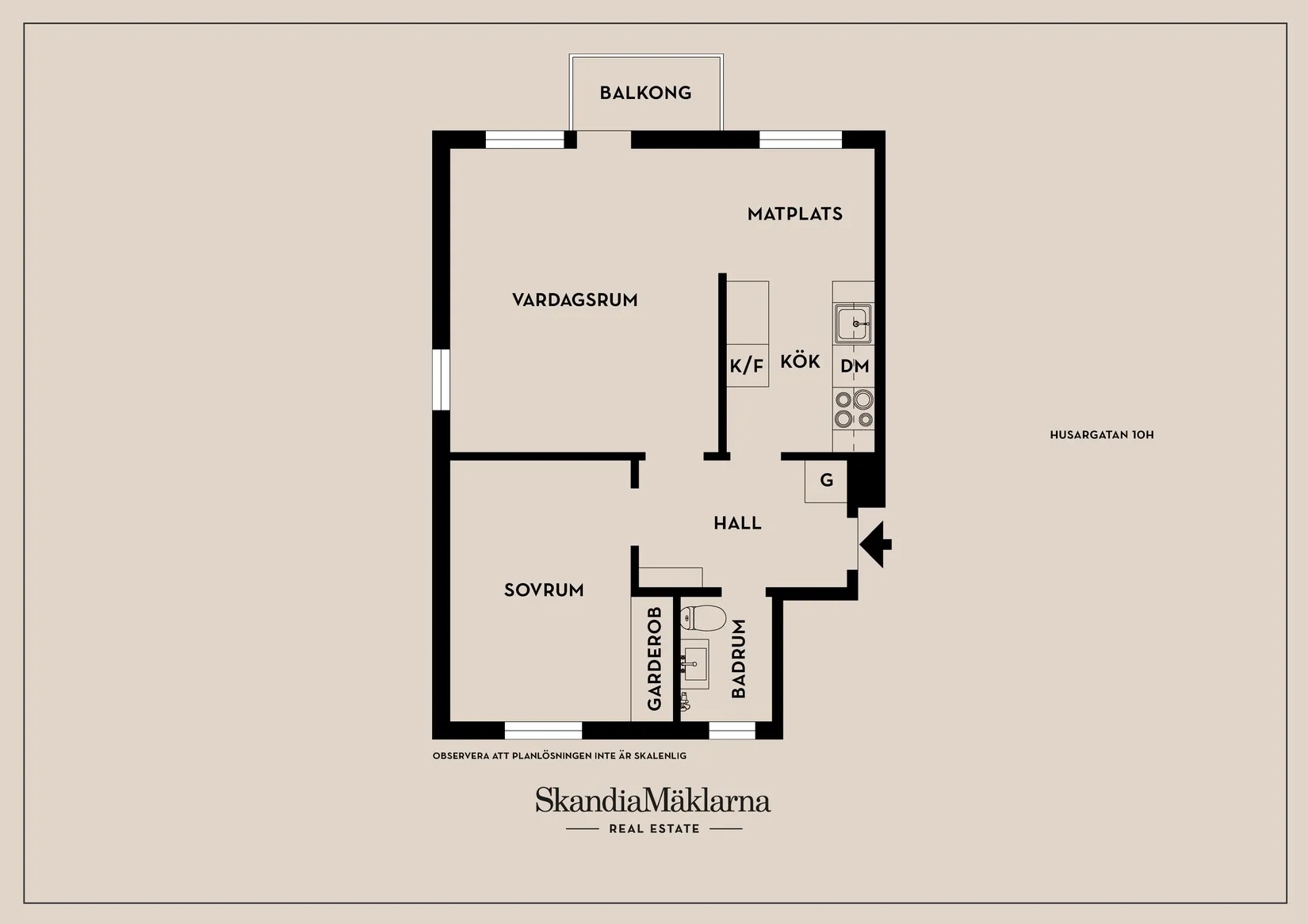Bostadsrätt, Husargatan 10H, Eksjö