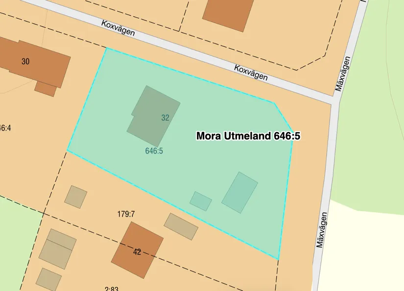 Villa, Koxvägen 32, Morkarlby, Mora