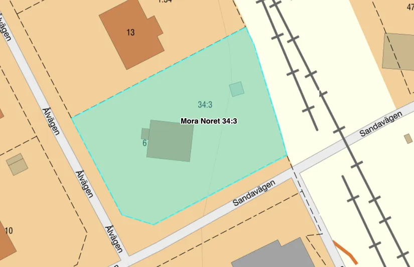 Villa, Sandavägen 6, Noret, Mora