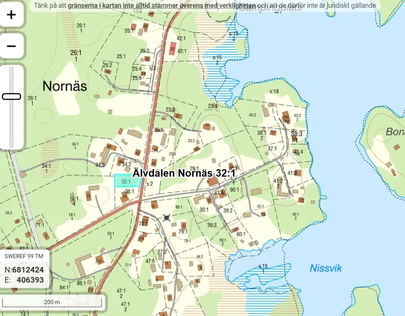 Villa, Nornäsvägen, Nornäs centralt, Älvdalen