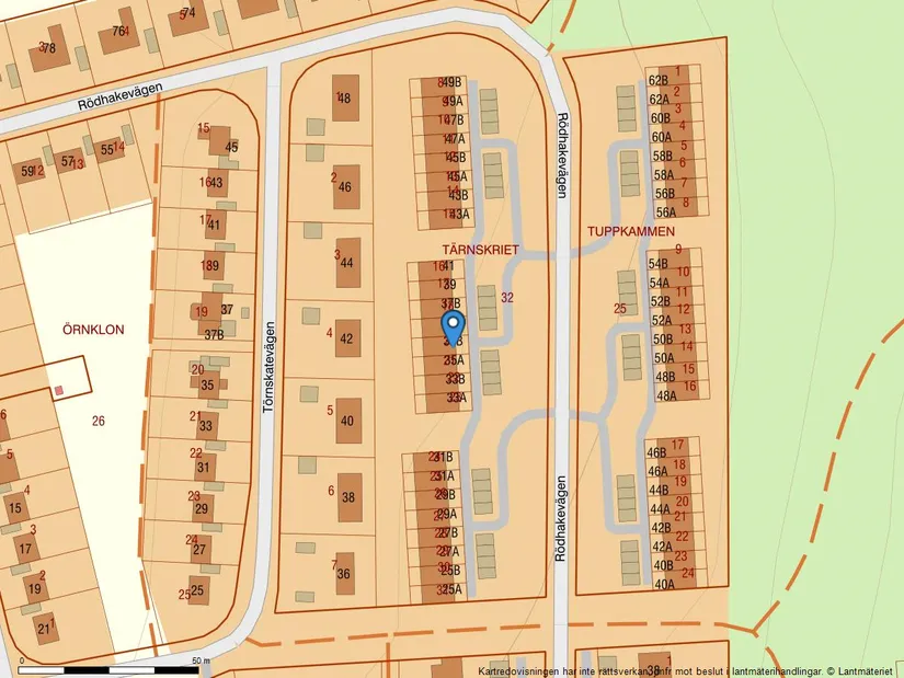 Villa, Radhus, Rödhakevägen 35B, Mariehem, Umeå