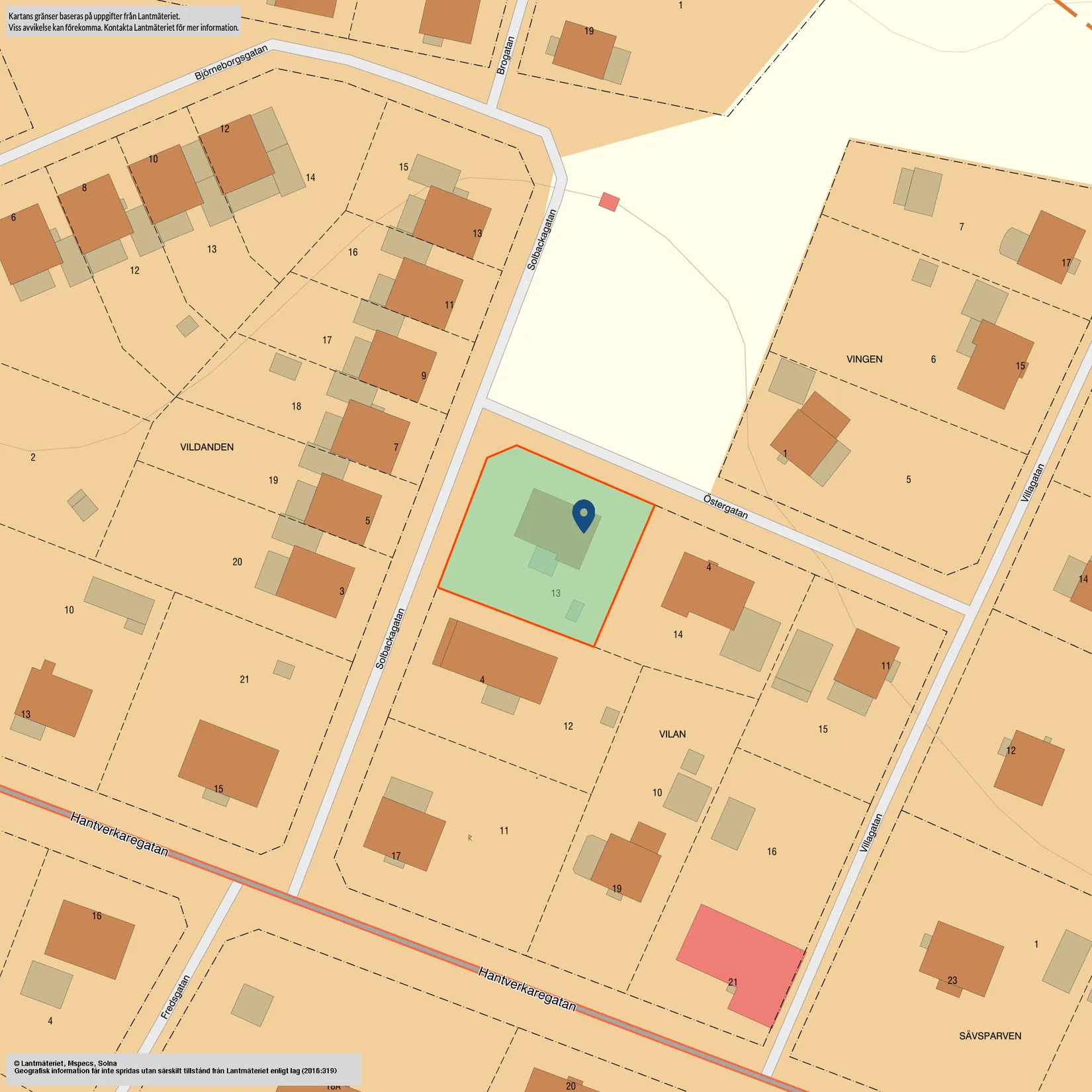 Villa, Östergatan 2, Falköping