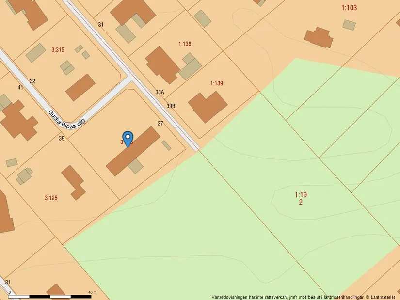 Villa, Gucka Ripas väg 37, Äspet, Kristianstad