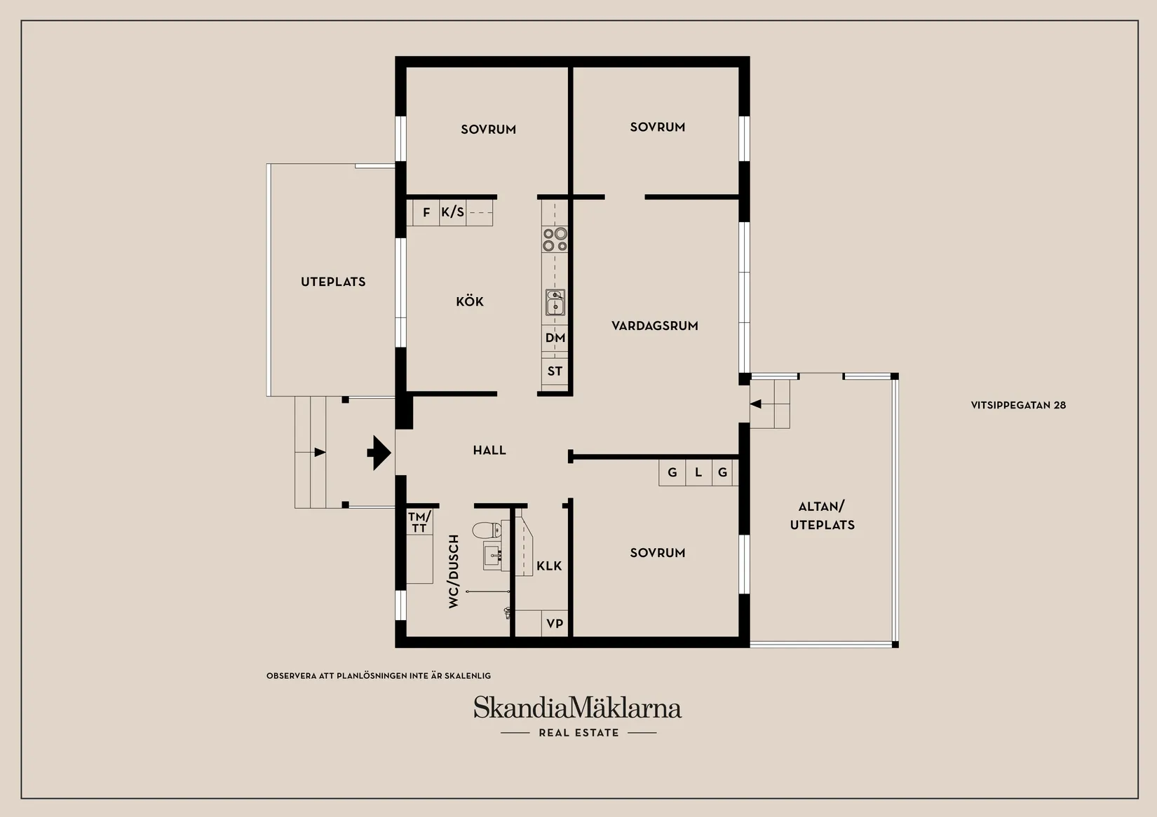 Bostadsrätt, Vitsippegatan 28, Eksjö
