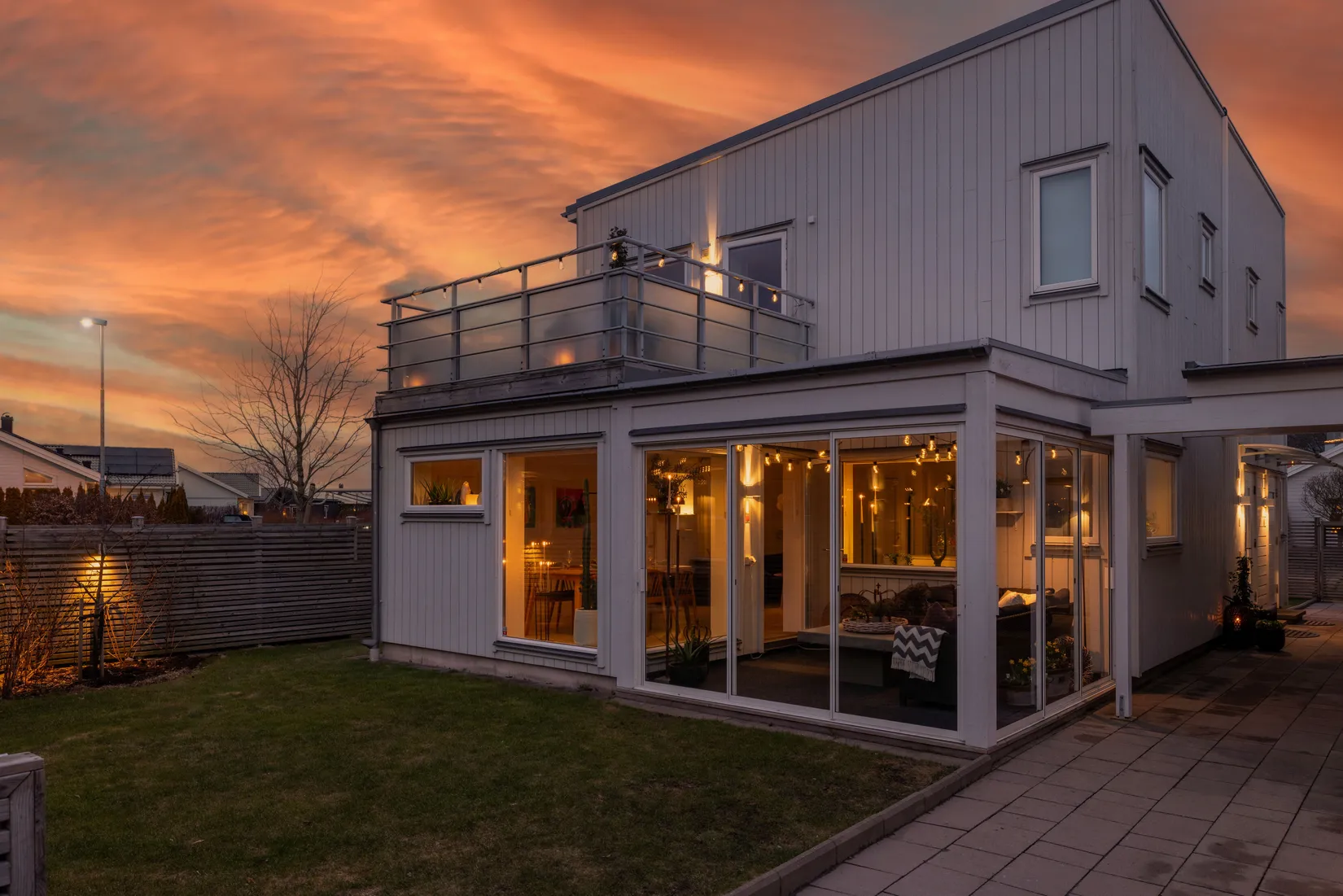 Radhus, Logvägen 65, Albinsro, Halmstad