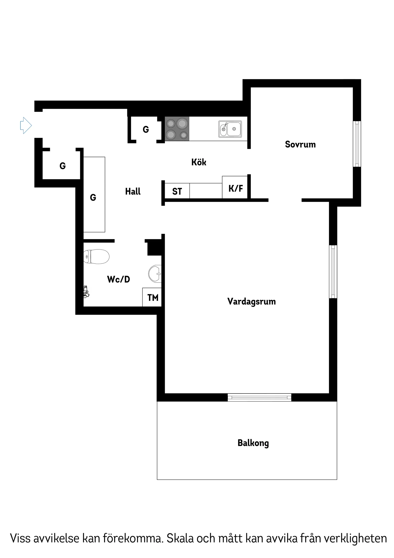 Bostadsrätt, Furusundsgatan 18, 5 tr, Gärdet, Stockholm