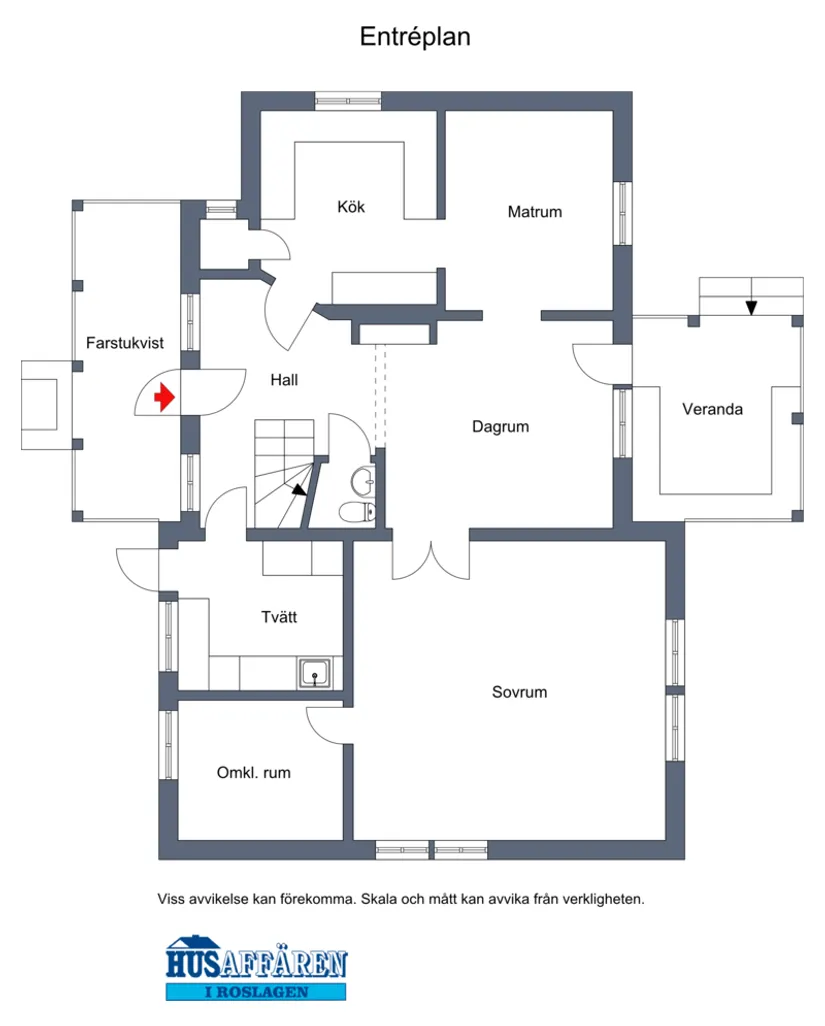 Villa, Tomta backe 19 A-B, Centrala Rimbo, Norrtälje