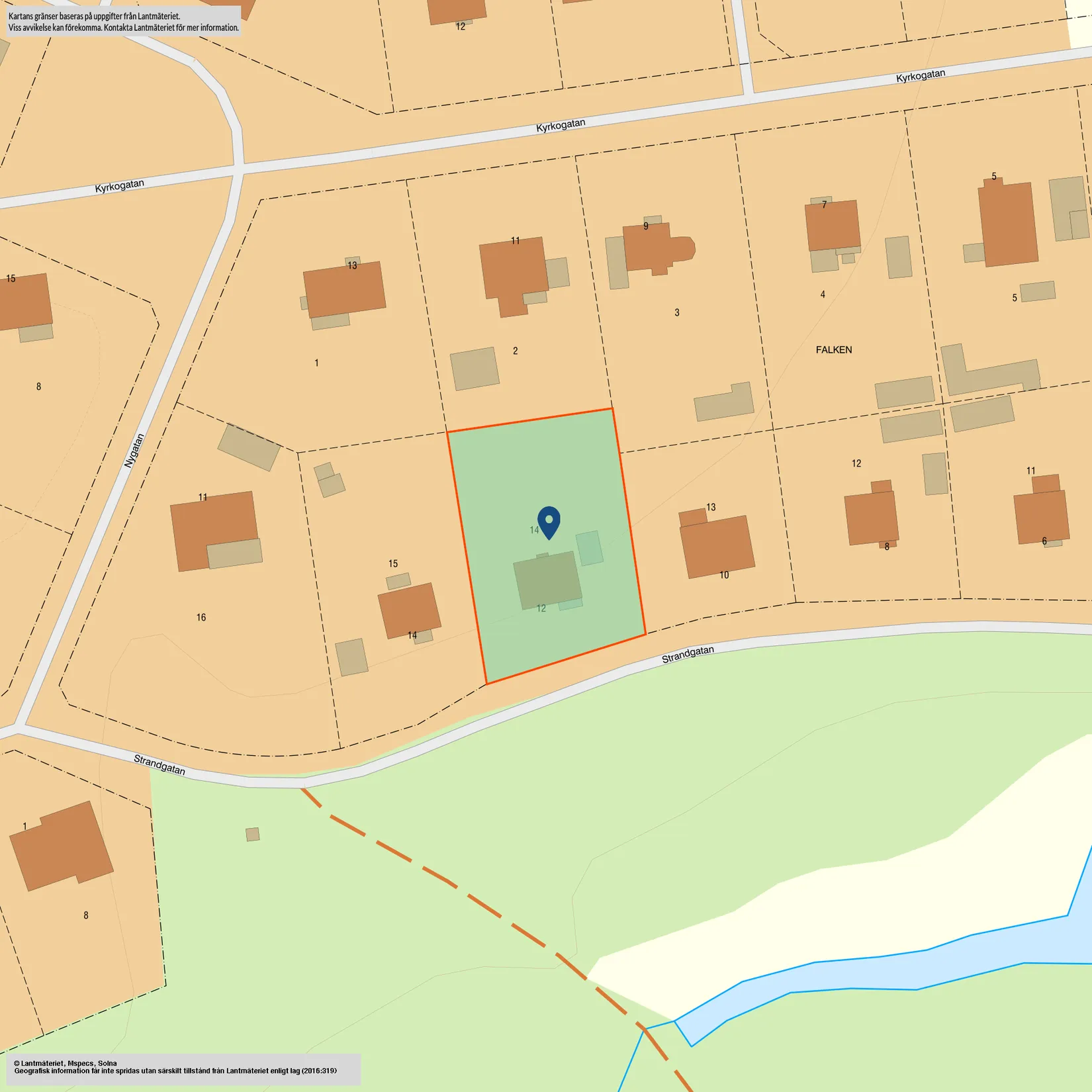 Villa, Strandgatan 12, Eksjö