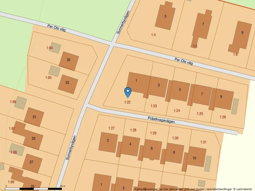 Villa, Radhus, Prästkragevägen 1, Sunnerby, Nynäshamn