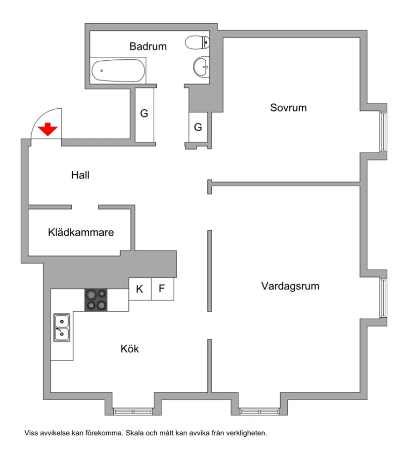 Bostadsrätt, Älvsborgsgatan 3B, Södermalm, Stockholm