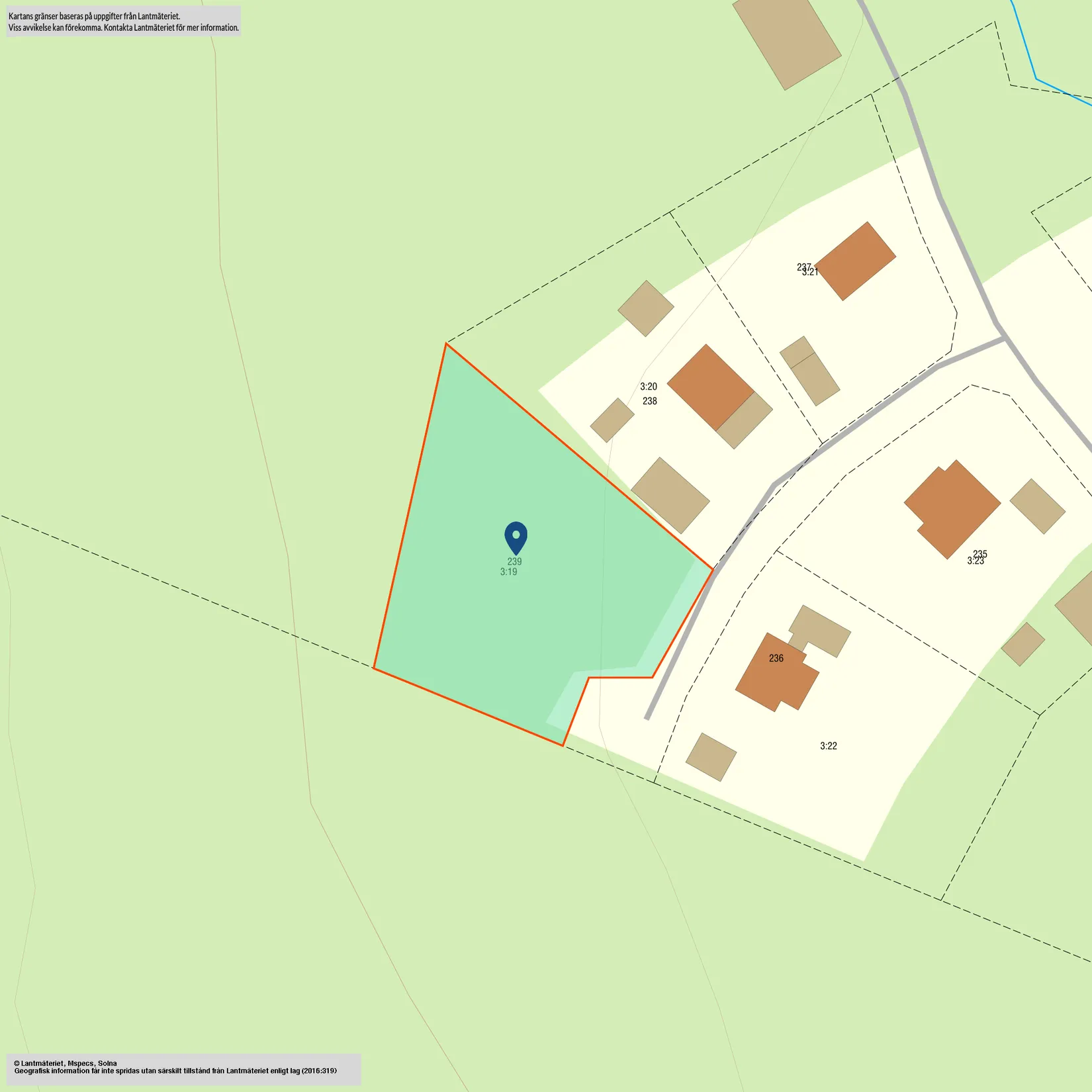 Tomt, Tranviken 239, Alnö, Sundsvall