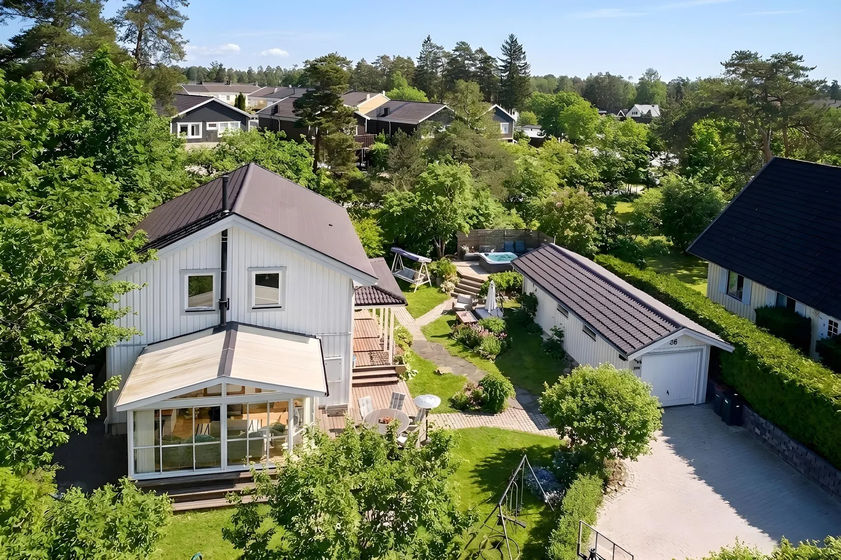 Villa, Älghagsstigen 28, Hässelby Norra Villastad, Stockholm