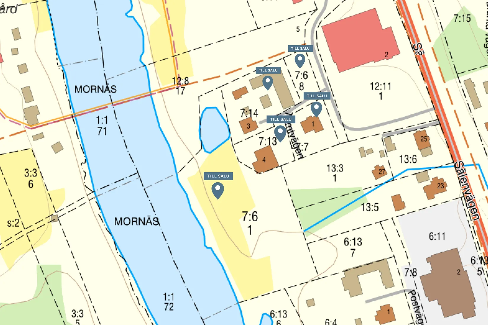 Villa, Tomtvägen 1-4, Sälens by , Malung-Sälen