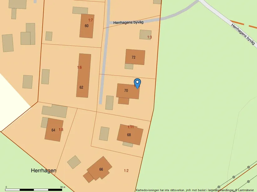 Villa, Herrhagens Byväg 70, Herrhagen, Uppsala