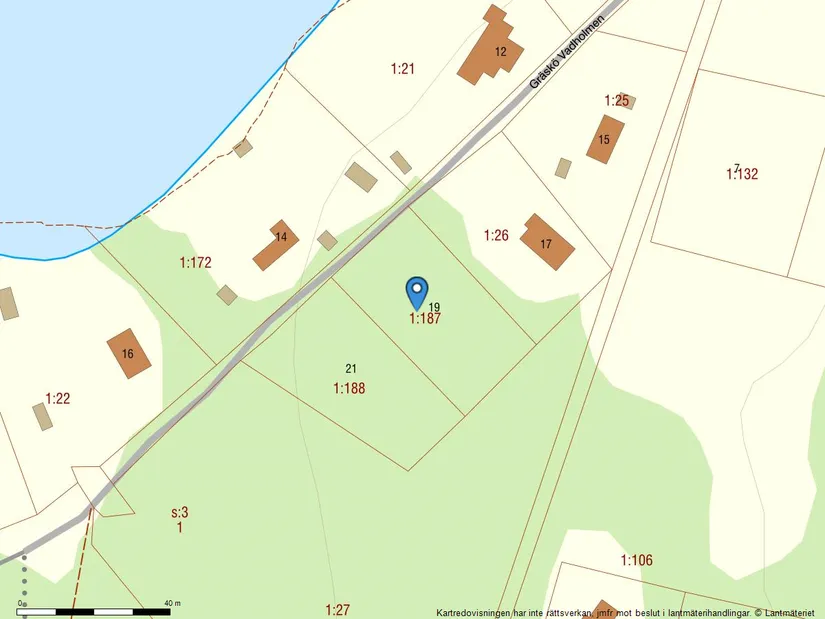 Tomt, Gräskö Vadholmen 19, Gräskö, Norrtälje