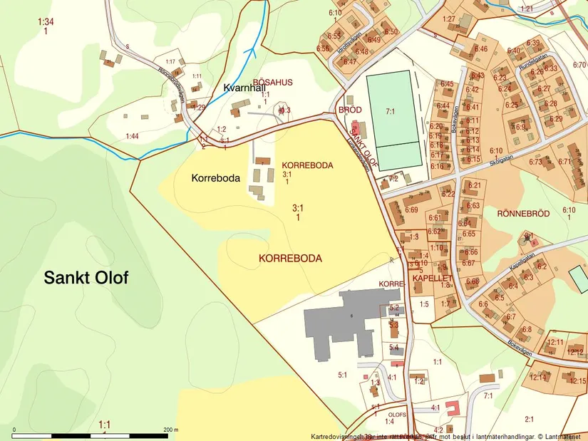 Gård/Skog, Rönnebrödsvägen 7, Sankt Olof, Rönnebröd, Simrishamn